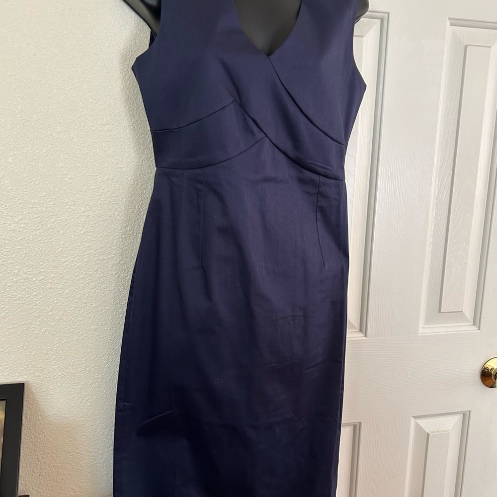 Ted Baker Elegant Navy Midi Dress